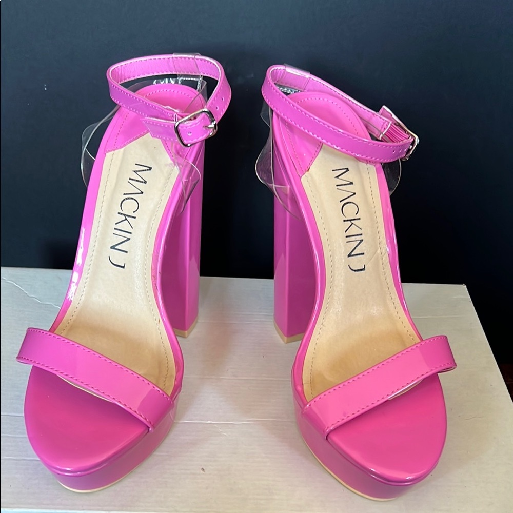 Women's Pink High Heel Sandals